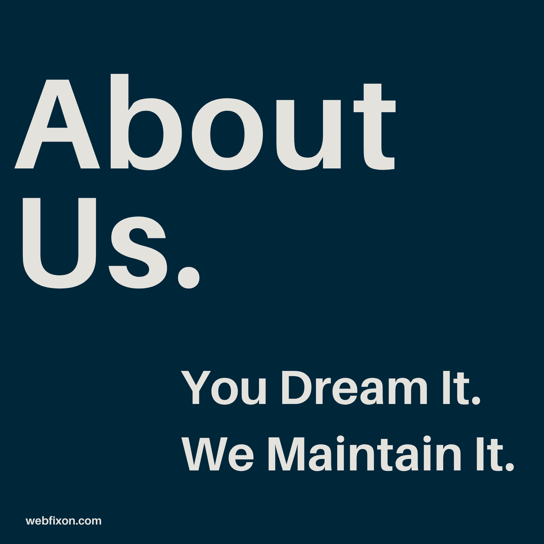 About Us Web Fix On