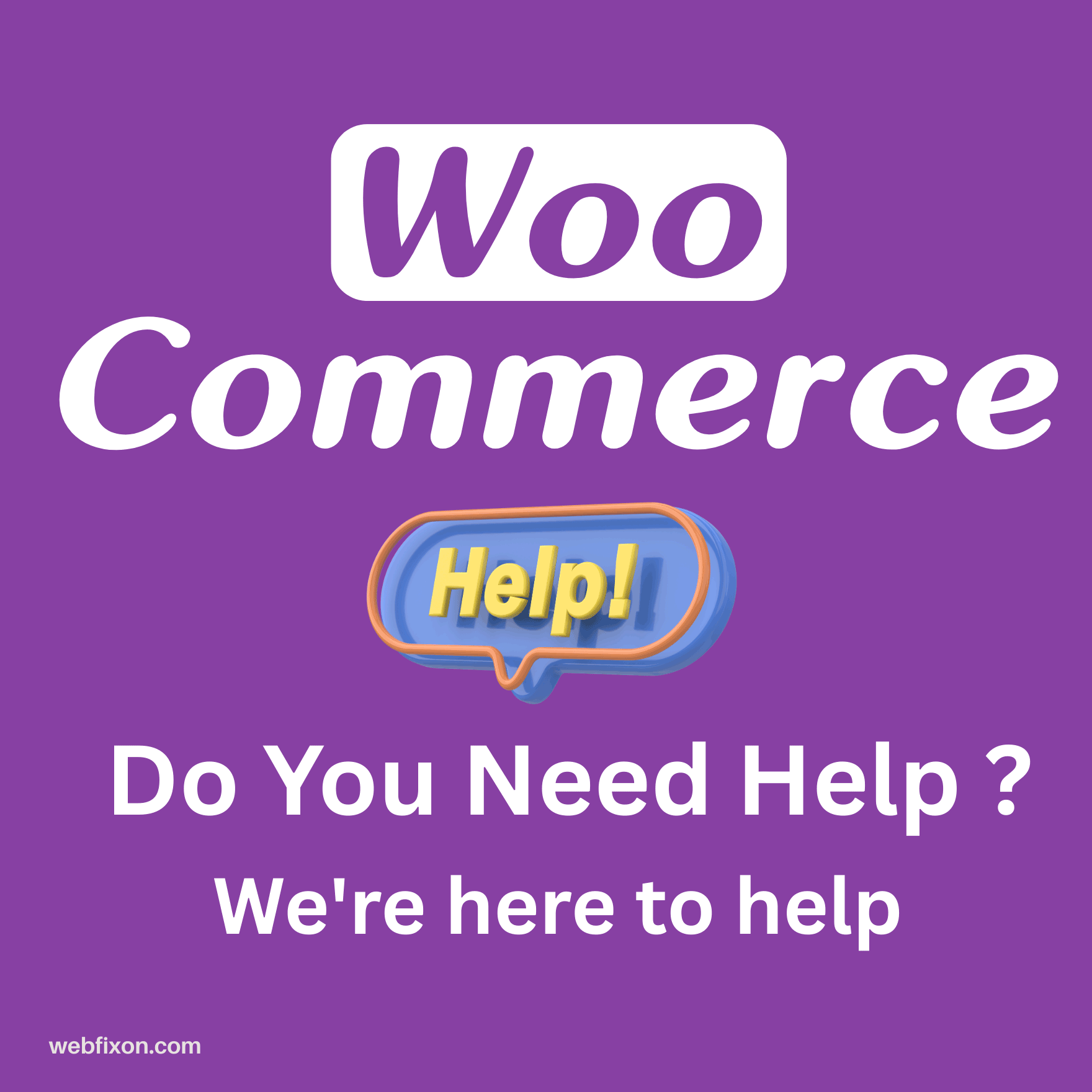 Webfixon WooCommerce Help And support