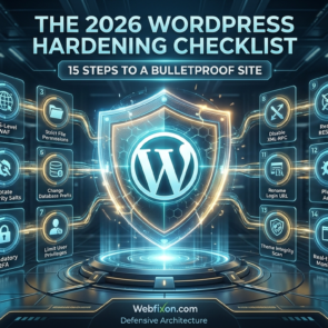 The 2026 WordPress Hardening Checklist 15 Steps to a Bulletproof Site